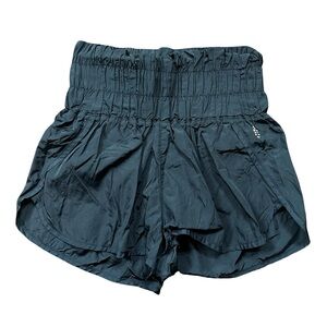 Free People Movement Way Home Shorts Blue/Green XS Workout Running Pickleball